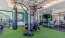 fitness center with ample equipment and modern decor